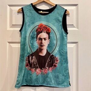 Frida Kahlo Graphic Tank Top